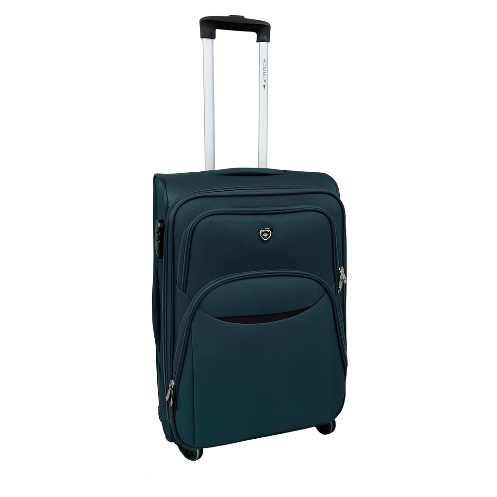 Валіза тканинна Wings 1708 на 4 колесах M Зелений (30485136) - фото 1 Валіза тканинна Wings 1708 на 4 колесах M Зелений (30485136) - фото 1