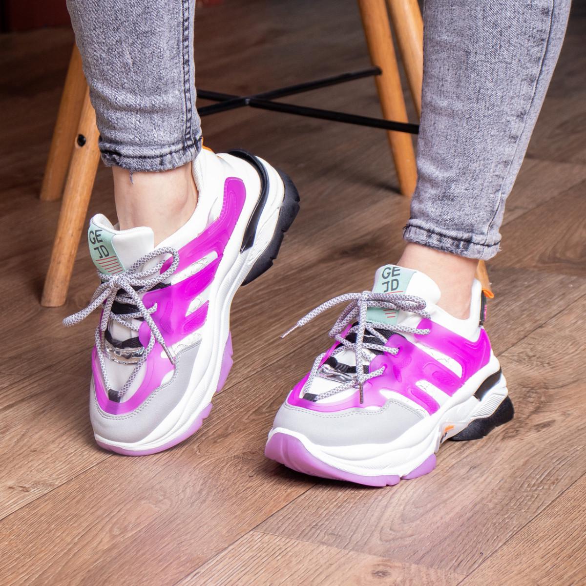 Кроссовки женские Fashion р. 37 23 см Серый (2466)