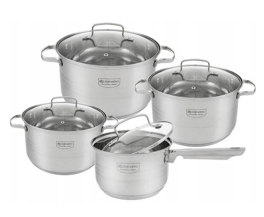 Набор кастрюль Edenberg 8 предметов (EB-4072)
