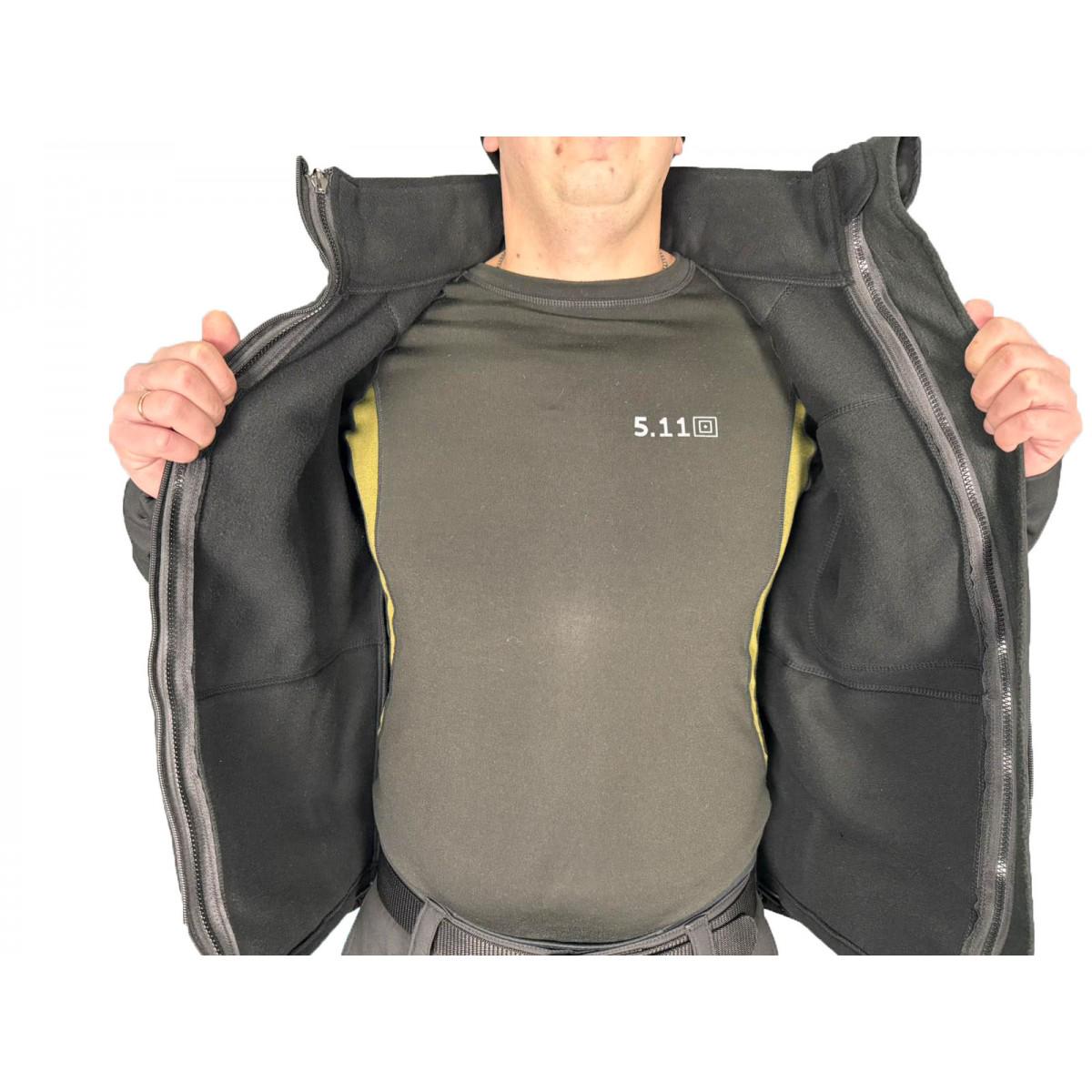 Куртка Pancer Protection Soft Shell с флис кофтой р. 44 Черный (357563644) - фото 6 Куртка Pancer Protection Soft Shell с флис кофтой р. 44 Черный (357563644) - фото 6