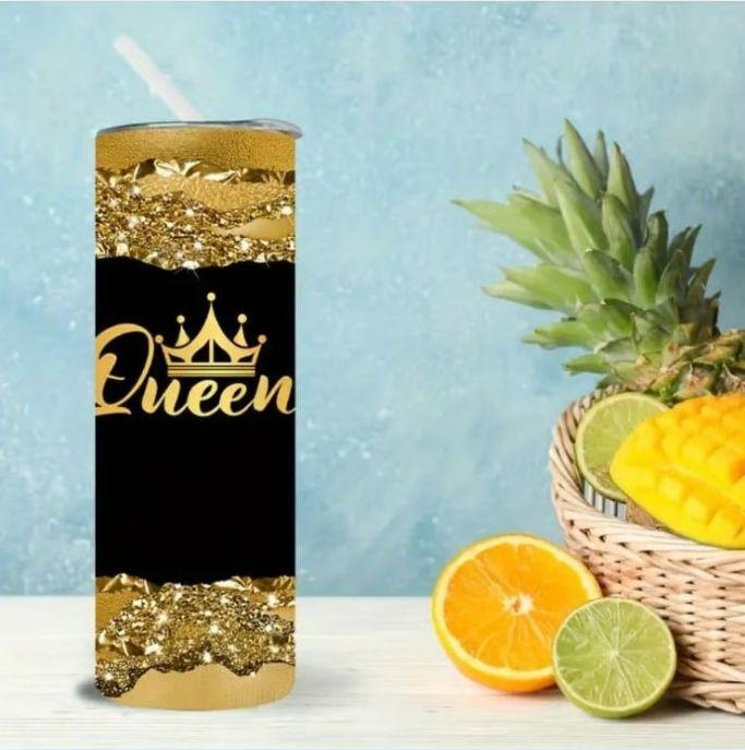 Термочашка з нержавіючої сталі Queen з 3D-малюнком трубочкою та герметичною кришкою 600 мл Чорний/Сріблястий (2664272609) - фото 2 Термочашка з нержавіючої сталі Queen з 3D-малюнком трубочкою та герметичною кришкою 600 мл Чорний/Сріблястий (2664272609) - фото 2