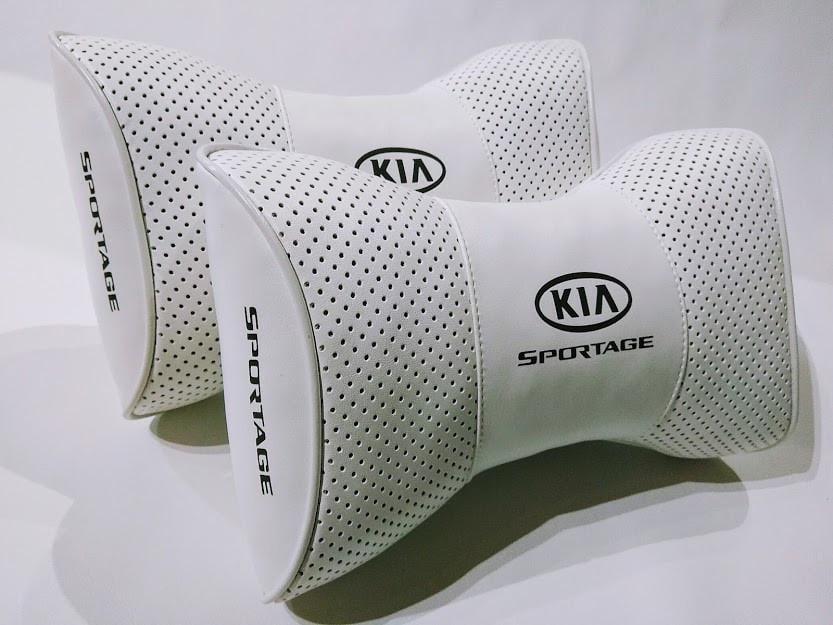 Подушка на підголовник авто KIA 2 шт. (00457)