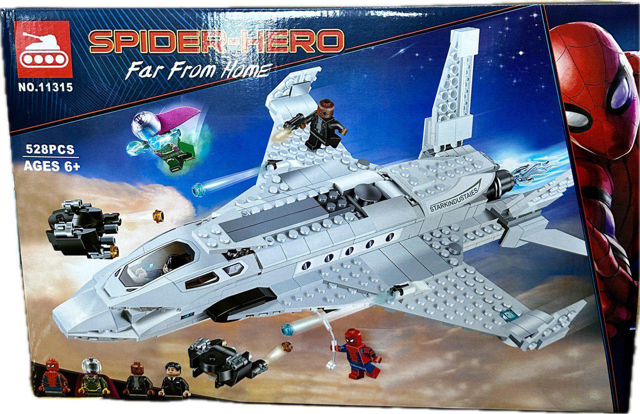 Конструктор Super Heroes Реактивний літак Старка та Атака дрону 528 деталей (11315) - фото 2 Конструктор Super Heroes Реактивний літак Старка та Атака дрону 528 деталей (11315) - фото 2