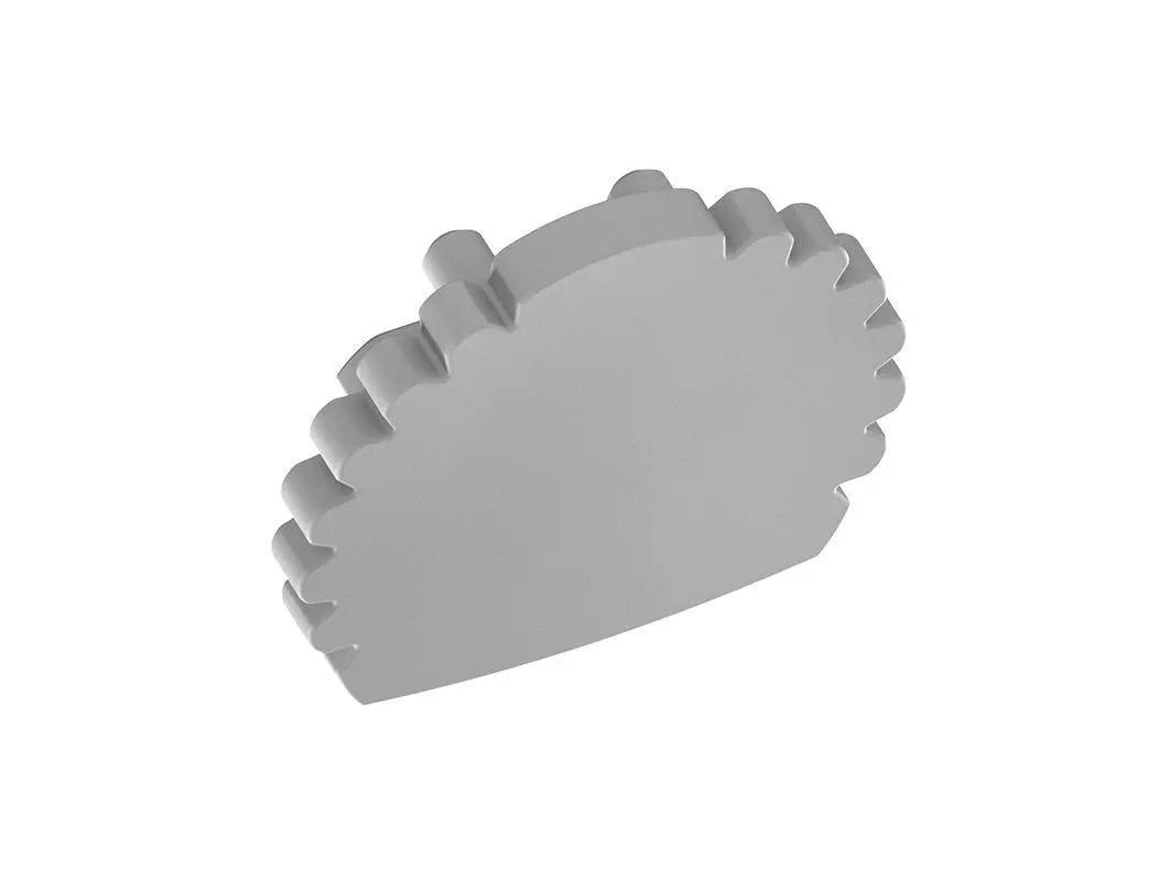 Комплект заглушек для профиля-штанги GTV GLAX LED 10 шт. Серебряный (PA-ZASGTV GLAXDR-00)