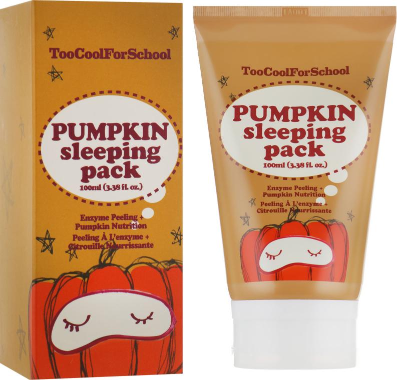 Маска ночная с экстрактом тыквы Too Cool For School Pumpkin Sleeping Pack 100 мл (1934036950)