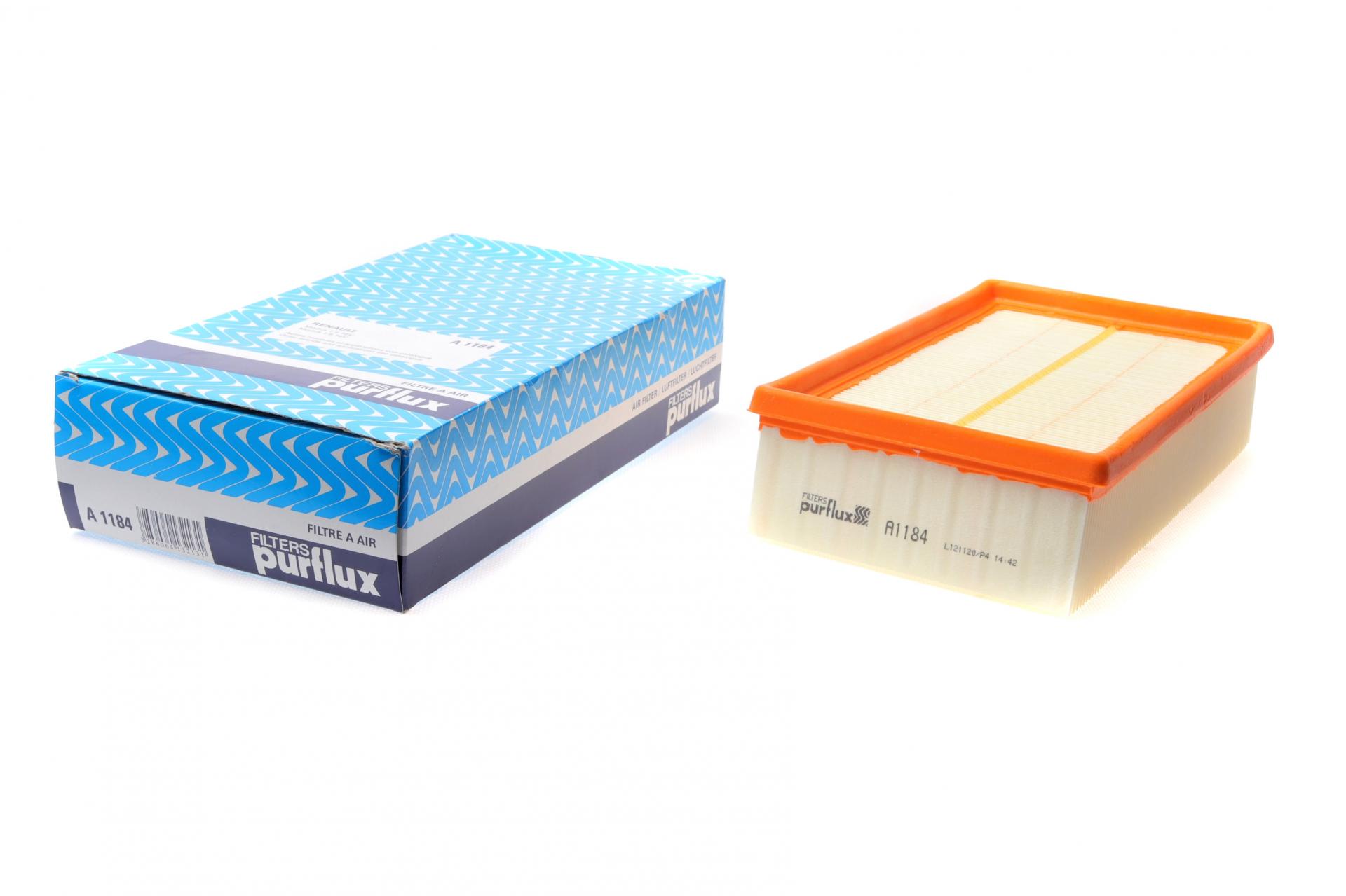 Фільтр повітряний PURFLUX для Renault Clio/Modus 04- (A1184)