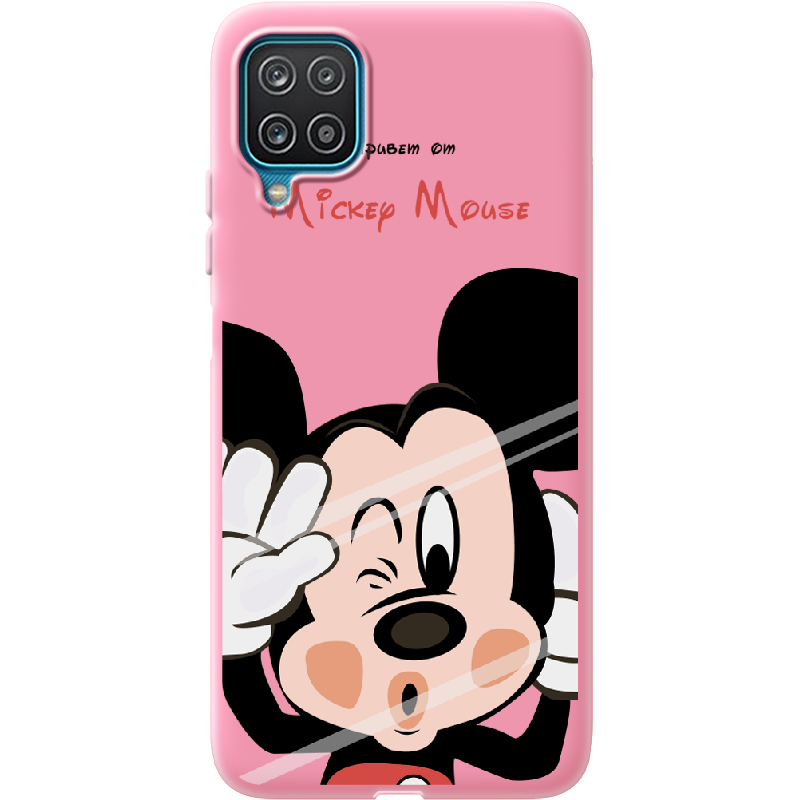 Чехол BoxFace Samsung A125 Galaxy A12 Mister M Розовый силикон (41506-cc58-41674)