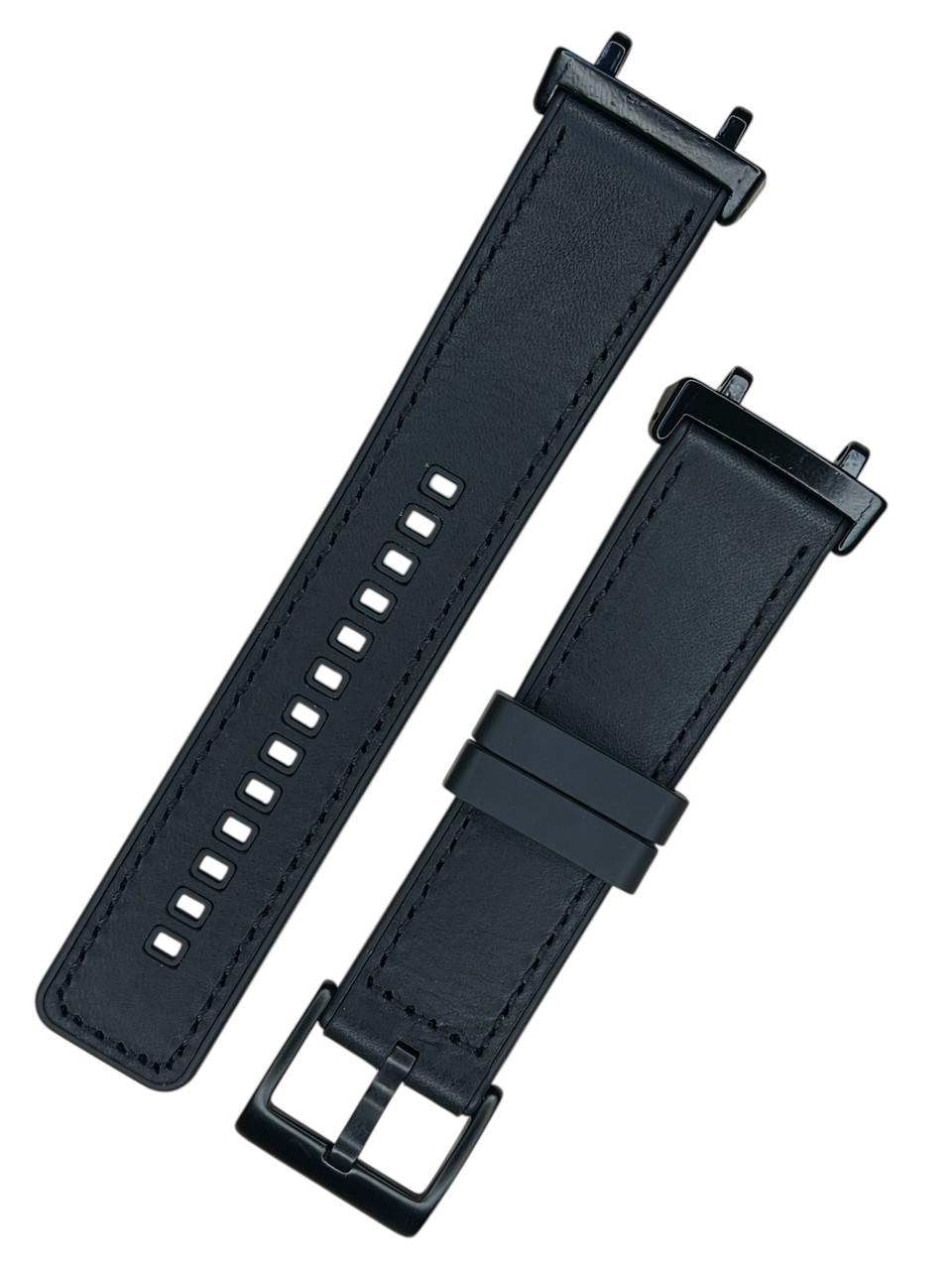 Ремешок Primolux Leather Silicone для часов Xiaomi Amazfit T-Rex 3 Black (W2323GL2N) Ремешок Primolux Leather Silicone для часов Xiaomi Amazfit T-Rex 3 Black (W2323GL2N)