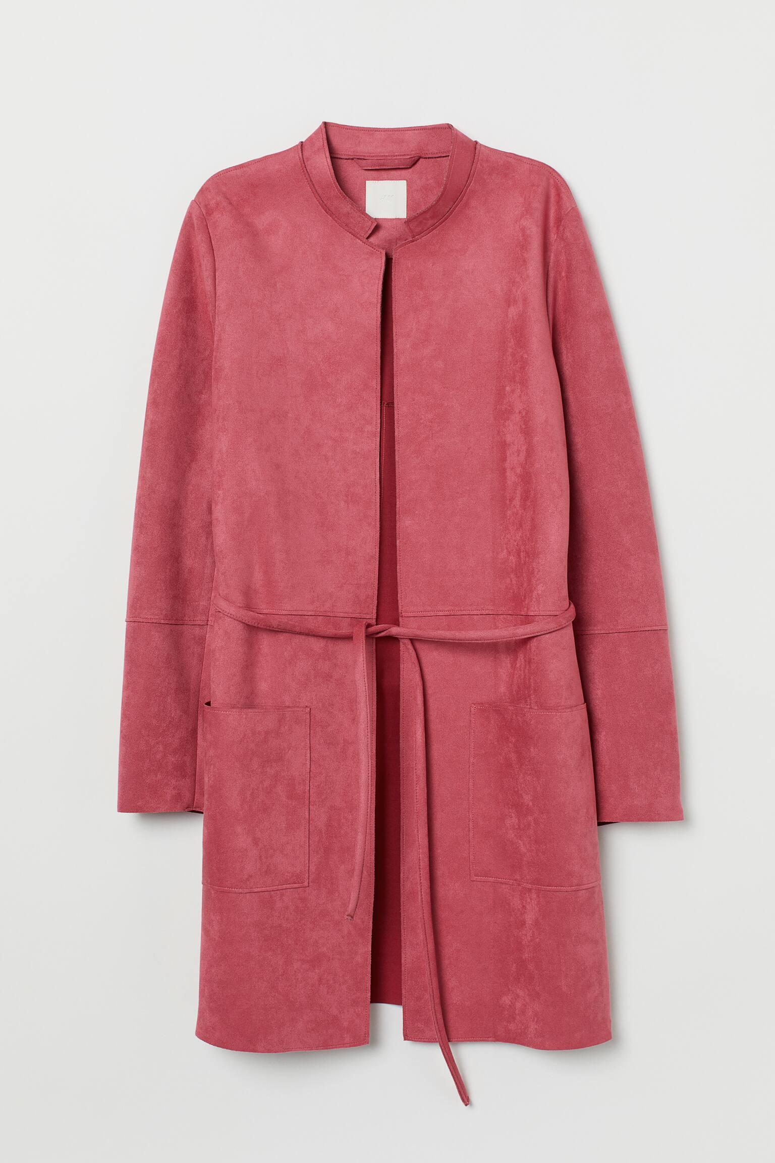 Пальто H&M 684105П р. 36 Рожевий (1111109406117)