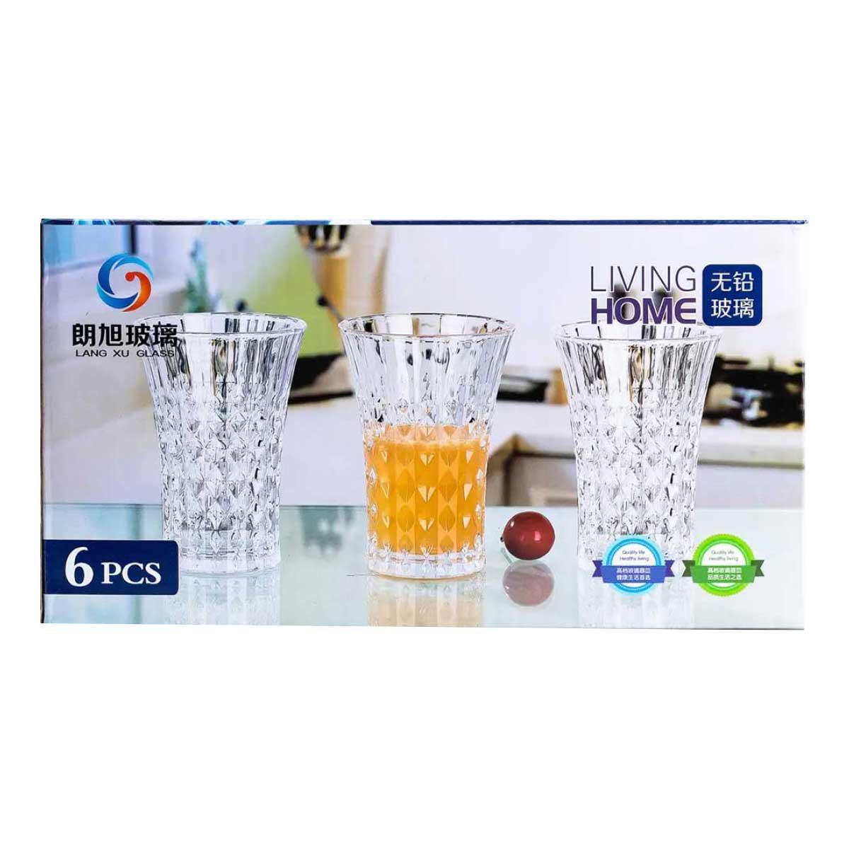 Стаканы фигурные Living Home под хрусталь 6 шт. 380 мл (HP4160) - фото 5