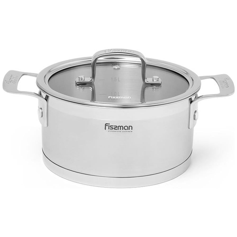 Каструля з кришкою Fissman Fobus 2,2 л (5382)