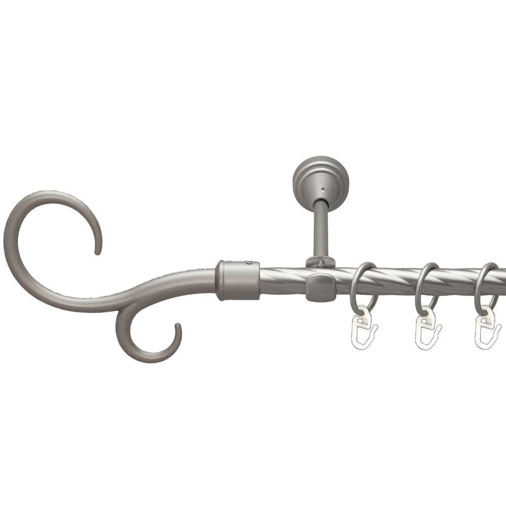 Карниз Orvit Крюк однорядный скрученный 16 мм 300 см Сатин (00-00022708)