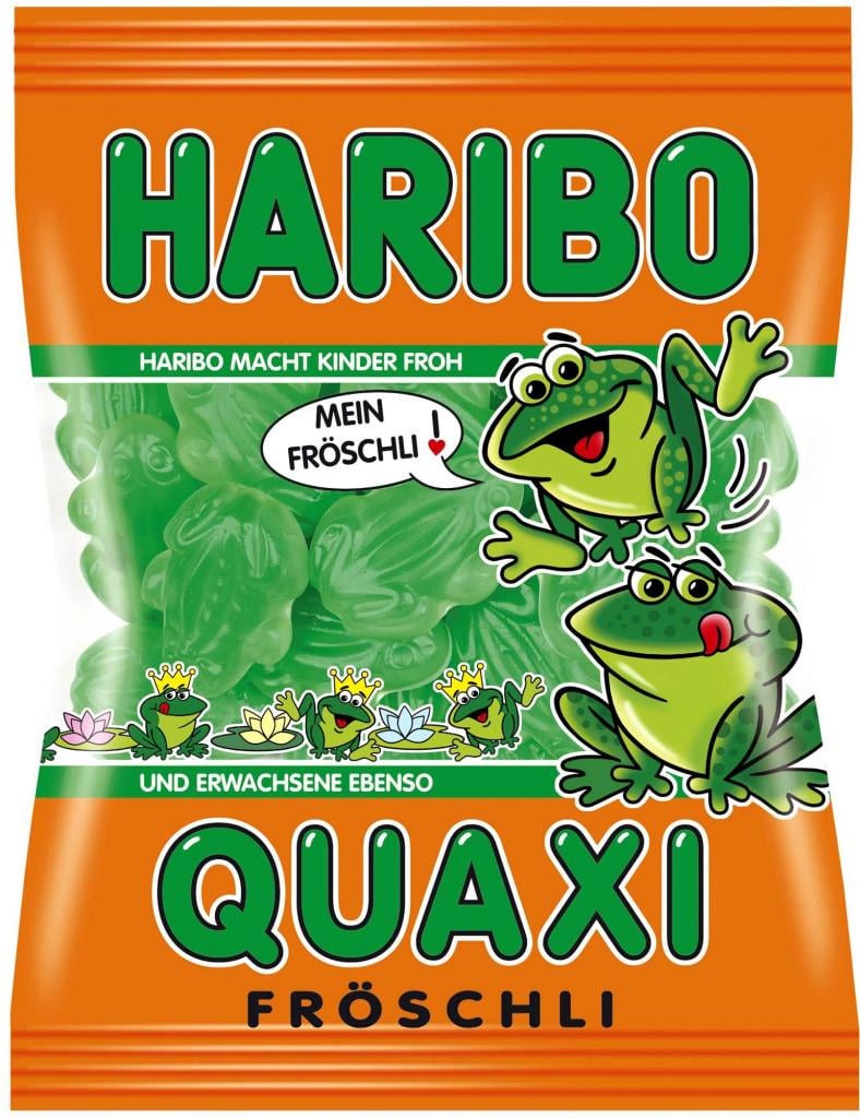 Цукерки жувальні HARIBO Quaxi жаби 100 г (9572894)