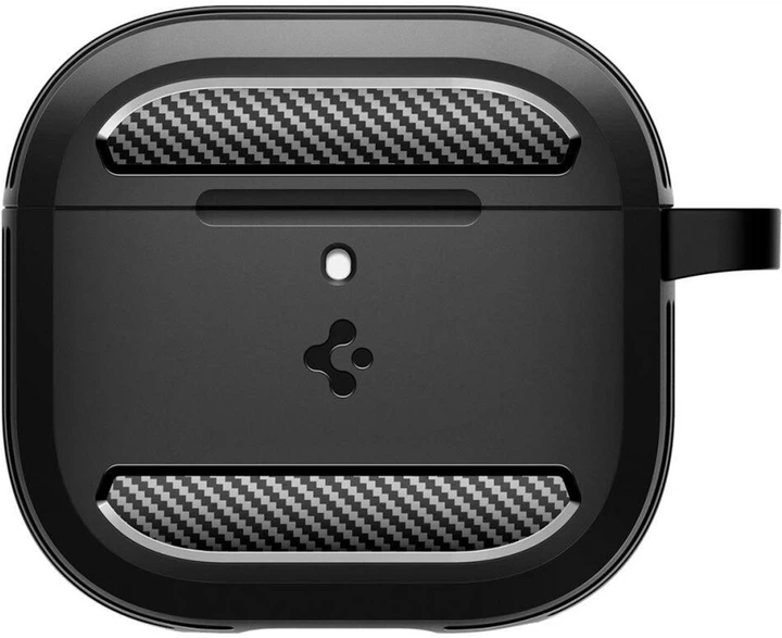 Чехол защитный Spigen Rugged Armor для Apple AirPods 4 Matte Black