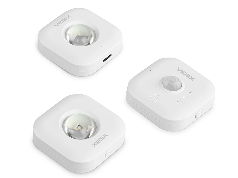 Набір світлодіодних світильників акумуляторних Videx VL-NL075-21 з датчиком руху (8802) - фото 2 Набір світлодіодних світильників акумуляторних Videx VL-NL075-21 з датчиком руху (8802) - фото 2