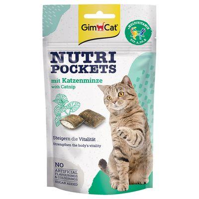Ласощі для котів GimCat Nutri Pockets Katzenminze котяча мята 60 г (22394007)