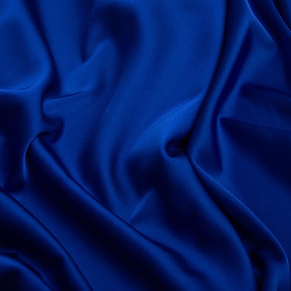 Ткань шелк-сатин Armani V-112 Электрик (25155)