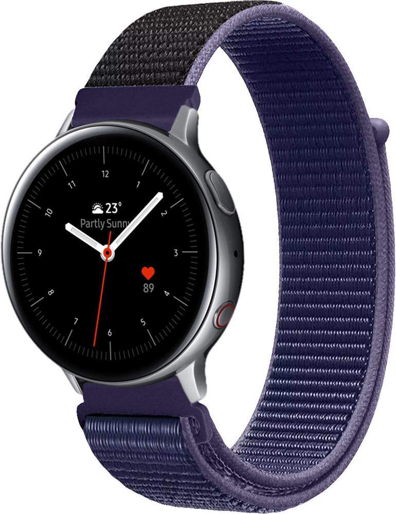 Ремешок нейлоновый Sport Loop для Galaxy Watch Active 2 40/44 мм Midnight Blue (22393-4D)