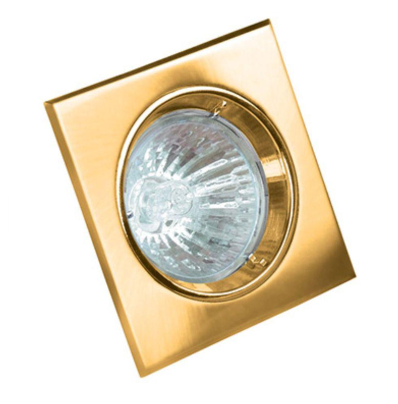 Светильник встраиваемый галогенный Horoz Electric Ortanca HL755 Золотой (10008125)