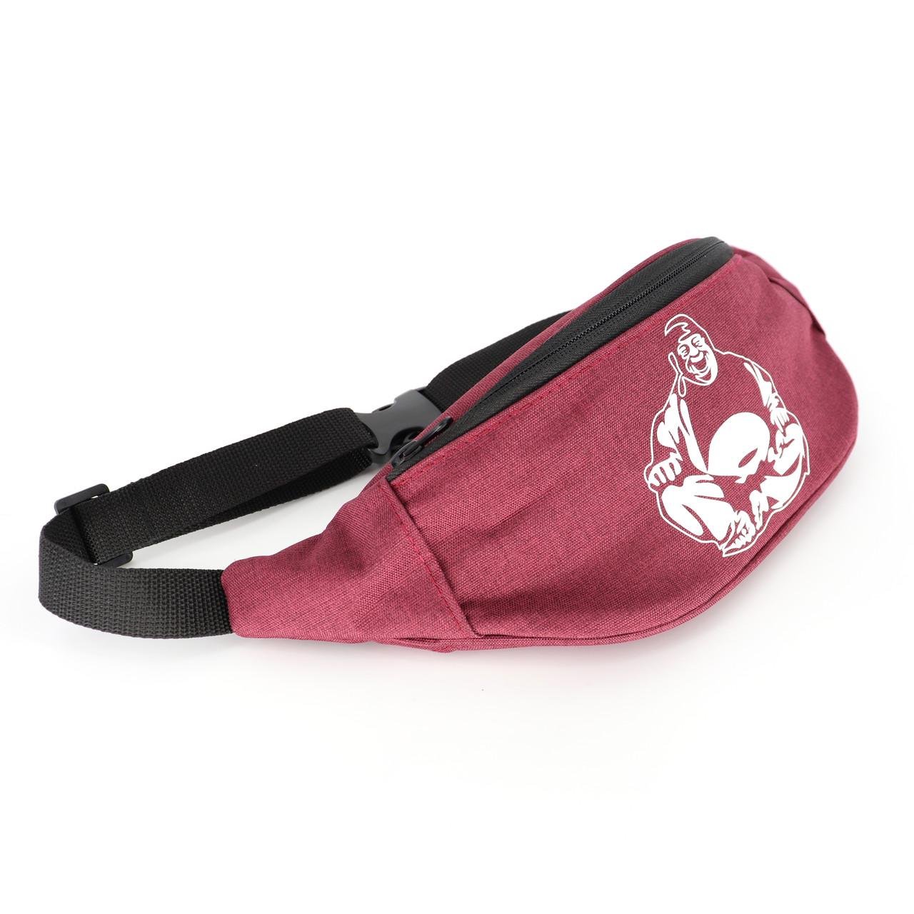 Поясная сумка-бананка с рисунком унисекс Красный (0510916) Поясная сумка-бананка с рисунком унисекс Красный (0510916)