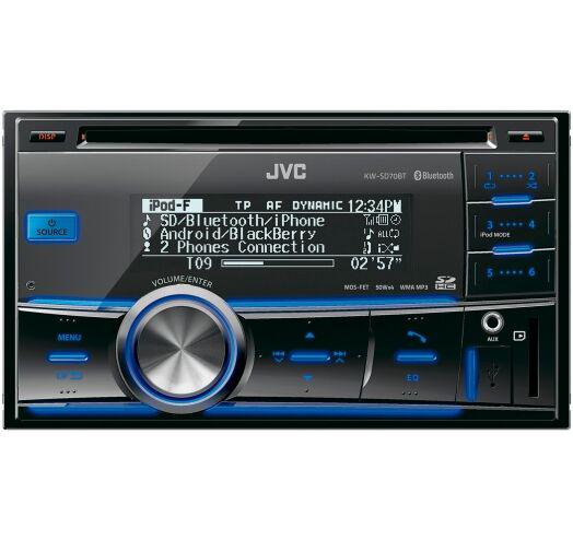 Автомагнитола JVC KW-SD70BTEYD (6950676) - фото 1