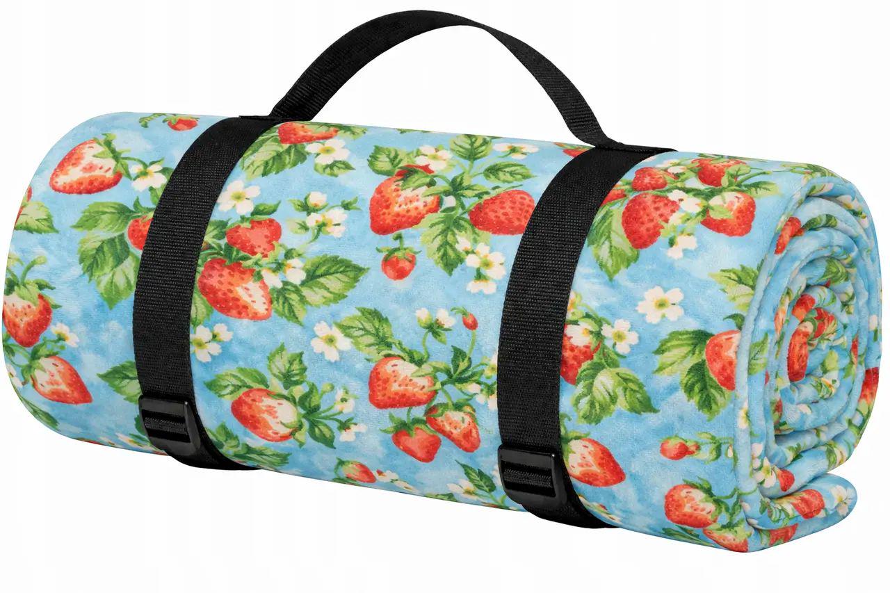 Плед Bolan для пікніка утеплений складний 130x170 см Різнокольровий (4255651204734)