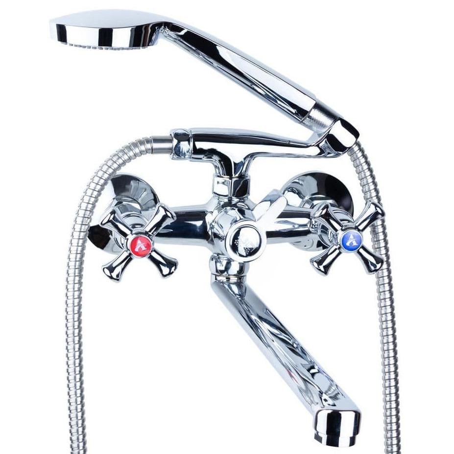 Смеситель для ванны AQUATICA PL-2C255C 9777200 двухвентильный Хром (222517)