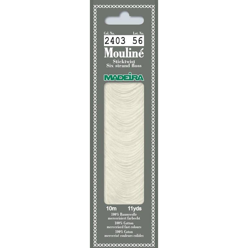 Нитки 2403 Mouline Молочний