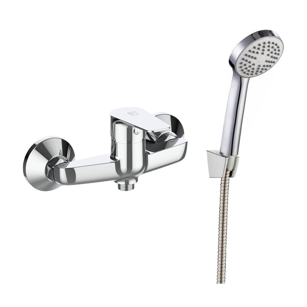 Смеситель для душа RJ Vero однорычажный с ручной воронкой Хром (RJFA062-03CH)