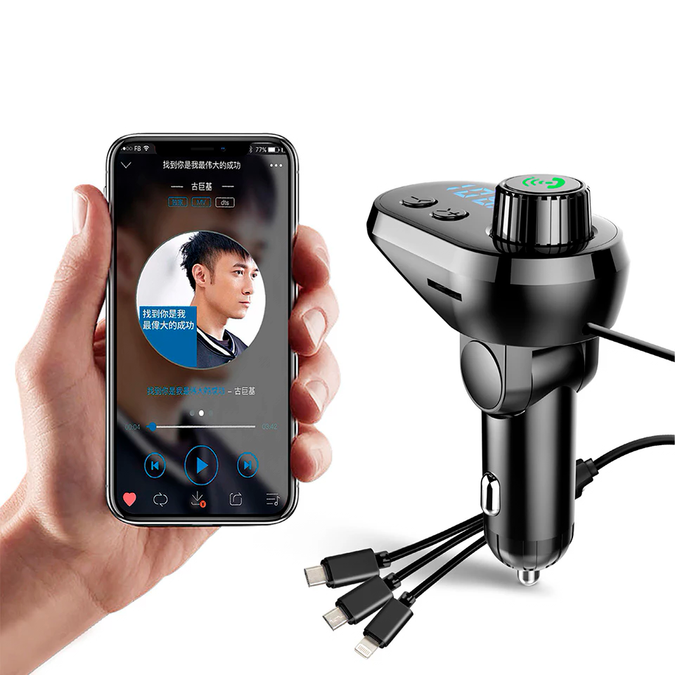 FM-модулятор автомобільний Car Q15 (29433561) - фото 5 FM-модулятор автомобільний Car Q15 (29433561) - фото 5