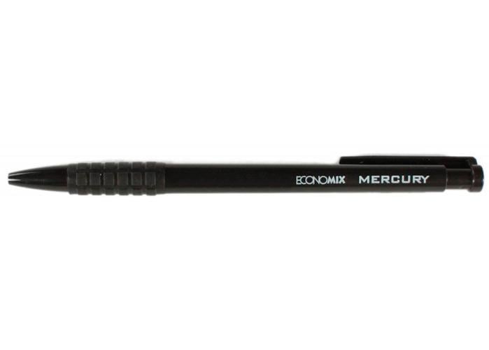 Ручка кулькова автомат. Economix Mercury Чорний (E10103)