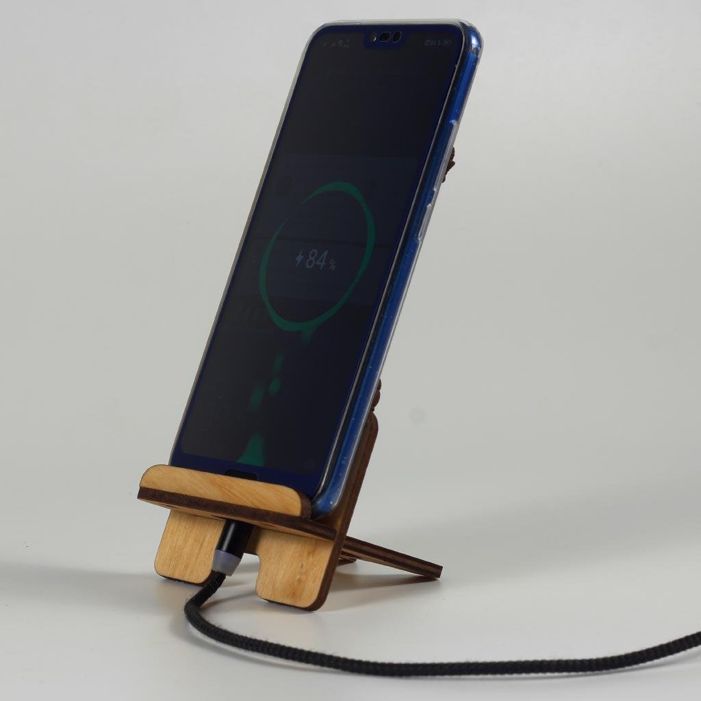 Підставка-тримач для телефону з дерева 20 (03020013) - фото 8 Підставка-тримач для телефону з дерева 20 (03020013) - фото 8