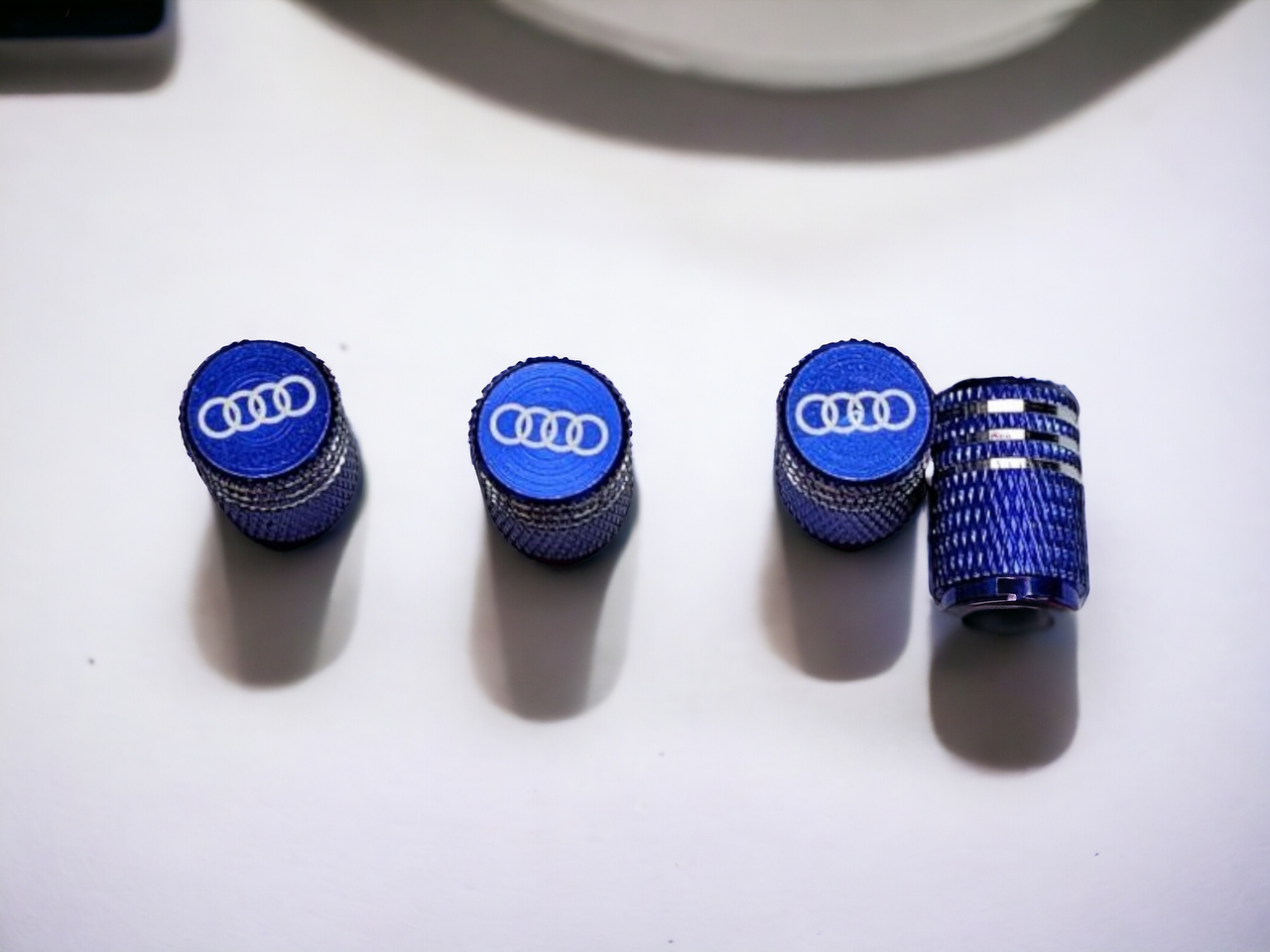 Колпачки на ниппель с логотипом Audi металлические (2097652404)