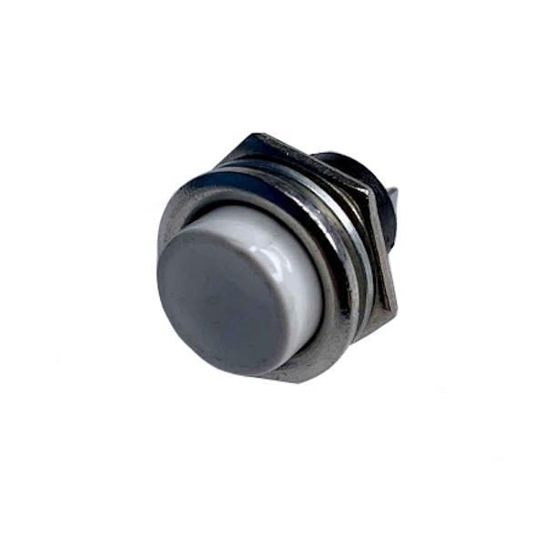Кнопка Lemanso LSW14 круглая металл OFF-ON/DS-212 Белый (00000002500)