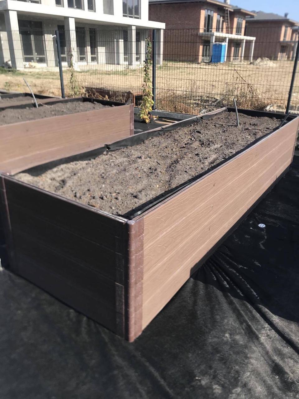 Грядка тепла ДПК Кедр 3Д 1000х2000х450 мм (2561263925) - фото 6