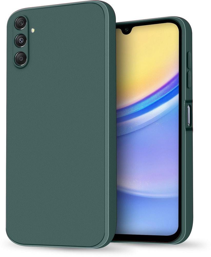 Силиконовый чехол HardCorner Samsung Galaxy A15 A155 (с микрофиброй) Green (35406-08)