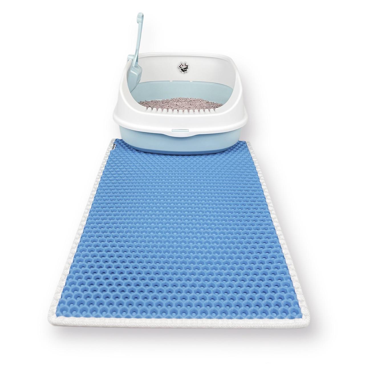 Лоток для котов CAT IN BOX с лопаткой 48х38х20 см Голубой (18553450) - фото 8 Лоток для котов CAT IN BOX с лопаткой 48х38х20 см Голубой (18553450) - фото 8