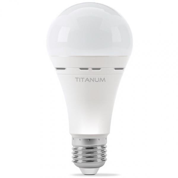 Світлодіодна лампа акумуляторна TITANUM A68 10W E27 4000K 220V (TL-EMA68-10274)