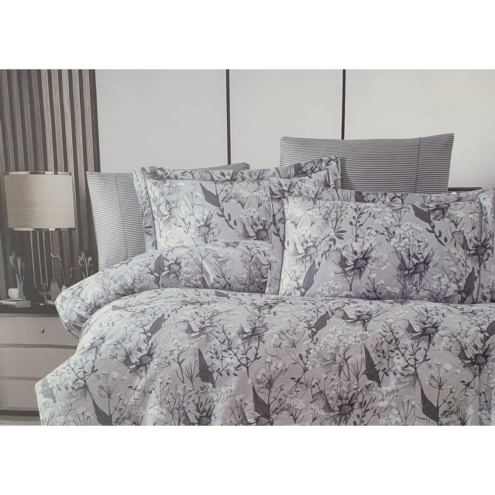 Комплект постільної білизни Maison D'or Napoli тенсел євро Grey (2000022282871)