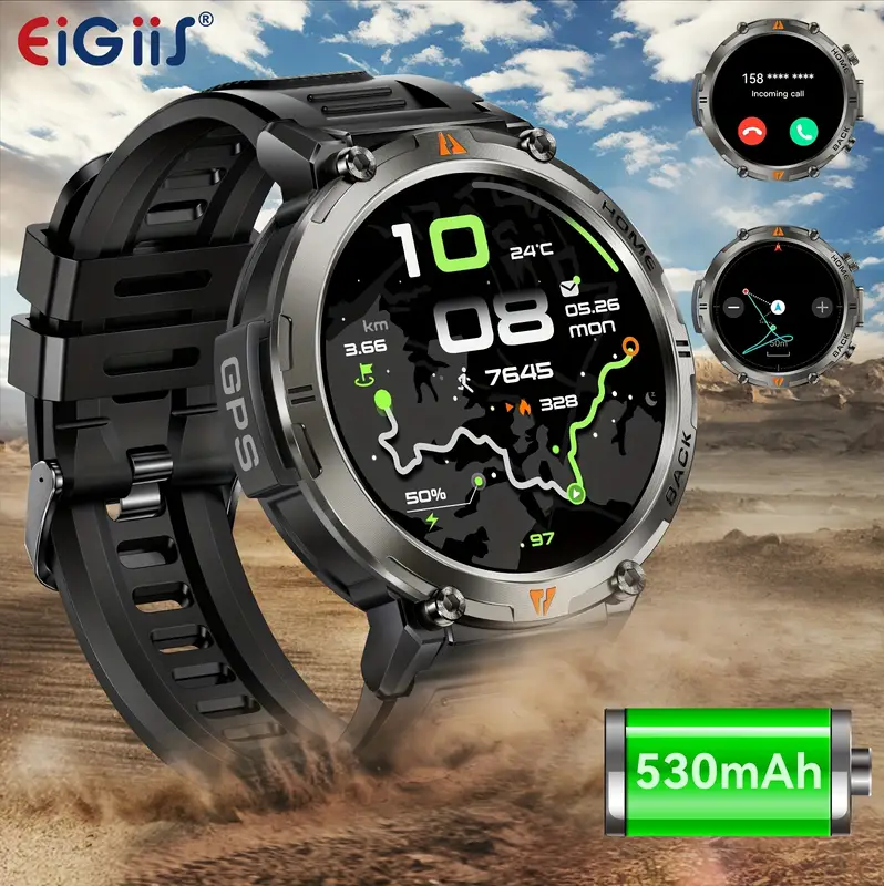 Смарт-годинник Eigiis ke3 PRO GPS 3 атмосфери (29504813) - фото 2