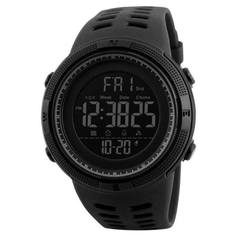 Часы мужские спортивные водостойкие Skmei 1251 Черный (0000000002)
