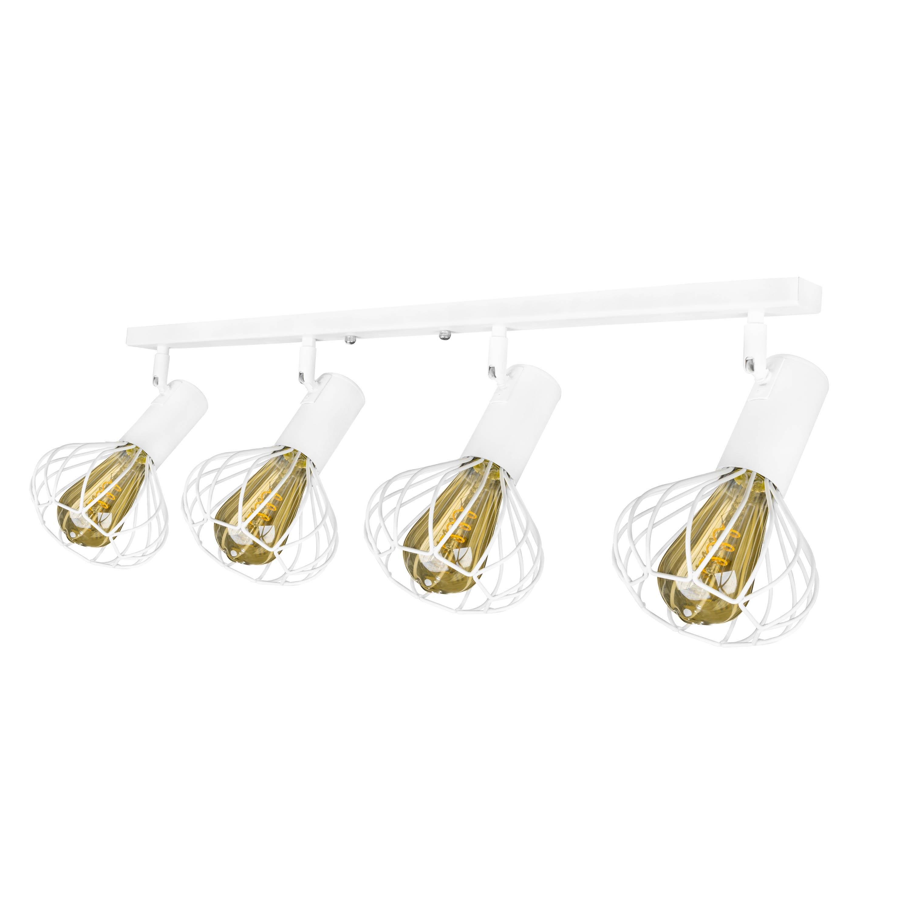 Светильник лофт настенно-потолочный MSK Electric Lotus NL 14151-4 WH