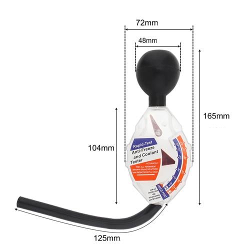 Ареометр тестер антифризу охолоджуючої рідини тестер для системи охолодження (957055) - фото 6 Ареометр тестер антифризу охолоджуючої рідини тестер для системи охолодження (957055) - фото 6