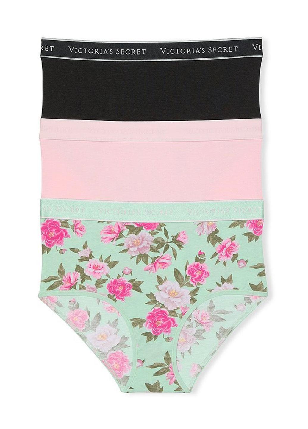 Набор трусиков Victoria Secret XL 3 шт. Разноцветный (700000424163QD7XL)