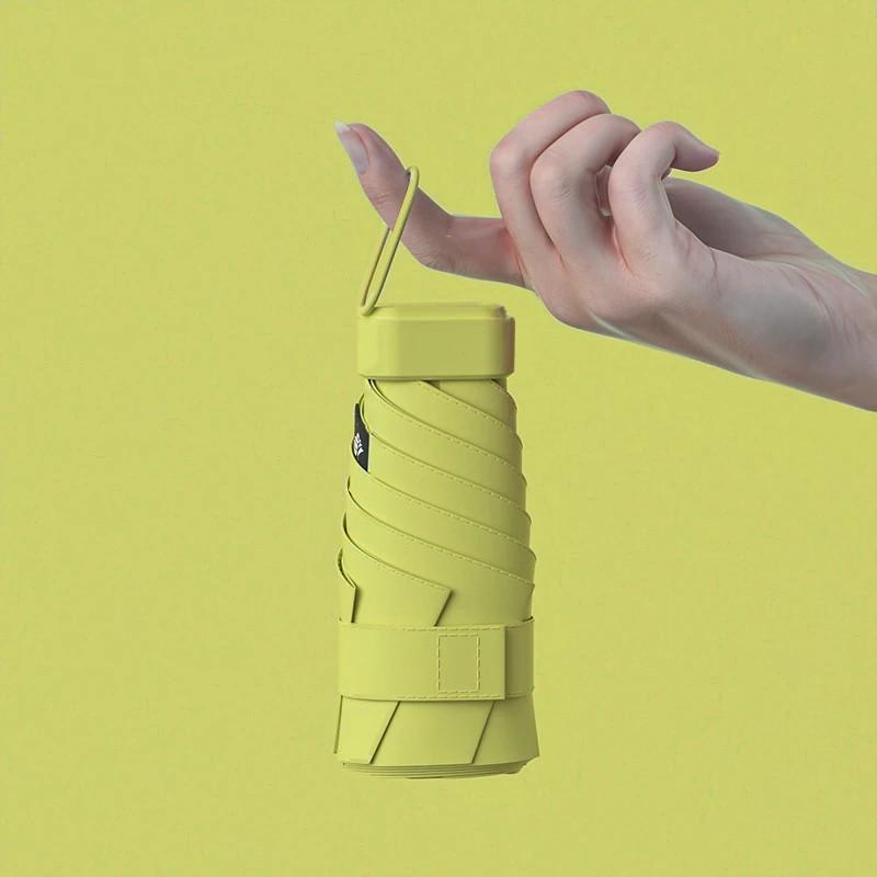 Парасолька міні складана капсульна механічна Синій (2426759498) - фото 8 Парасолька міні складана капсульна механічна Синій (2426759498) - фото 8