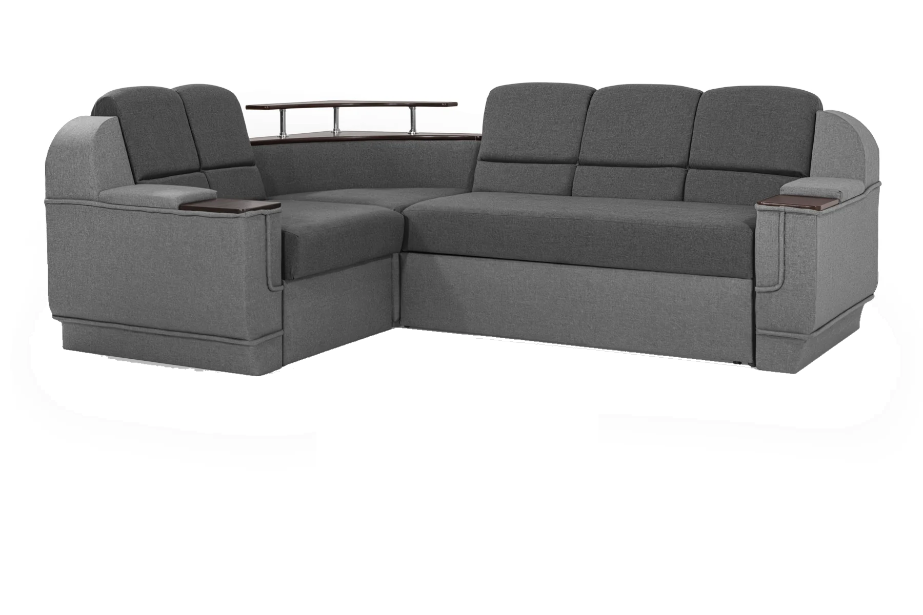 Диван угловой Меркурий 255х185 см Серый (25484951)