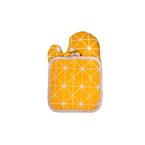 Перчатка-прихватка кухонная Stenson хлопок полиэстер Orange (R89661)