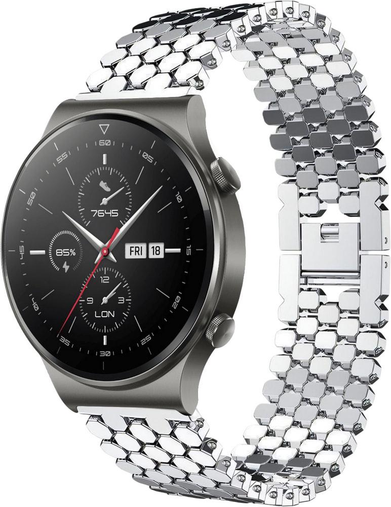 Металлический Ремешок Scaly для Huawei Watch GT 2 Pro Silver (28786-59)