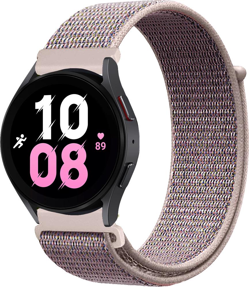 Ремешок нейлоновый Sport Loop для Galaxy Watch 5 44 мм Grey Pink (29606-06)