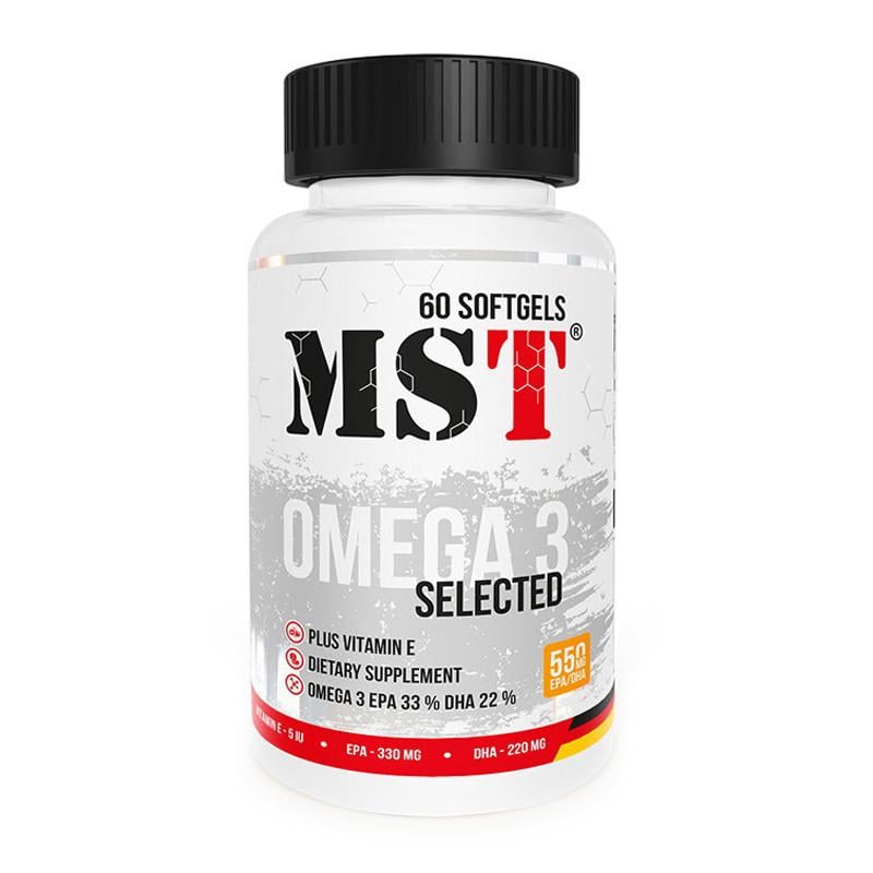 Рыбий жир MST Omega 3 Selected 60 капс. (19028-01)